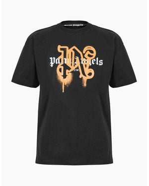 Palm Angels Palm Roma Mono Tee - Black