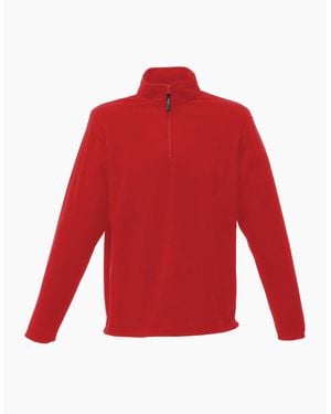 Regatta 170 Series Anti-Pill Zip Neck Micro Fleece - Red