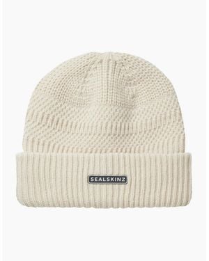 SealSkinz Gressenhall Roll Cuff Beanie - Natural