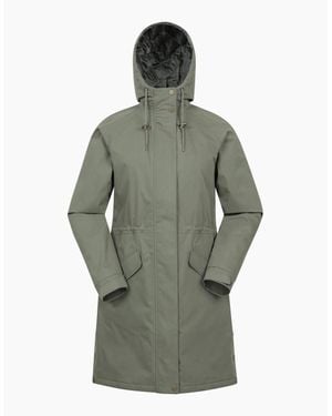 Mountain Warehouse Ladies Polperro Lightweight Padded Waterproof Jacket - Grey
