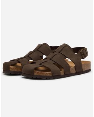 Oliver Sweeney Astorga Calf Leather Fisherman Sandals - Brown