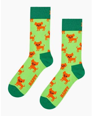 Happy Socks Chihuahua Sock - Green