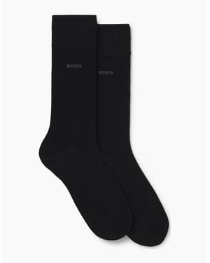 BOSS Boss 2P Rs Bamboo Socks 001 - Black