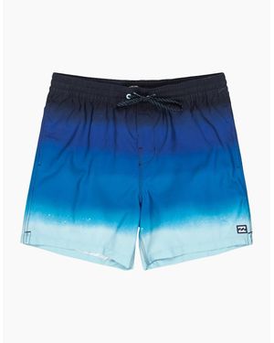 Billabong All Day Fade Layback 16" Swim Swimming Shorts - Blue
