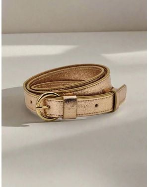 Nooki Design Metallic Belt - Grey