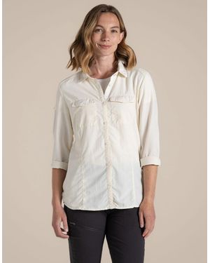 Craghoppers Nosilife Adventure 3 Long Sleeve Shirt - Natural