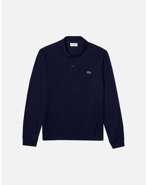 Lacoste Long Sleeved Polo Shirt - Blue