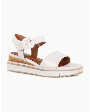 Tamaris Michi Wedge Heel Sandals - White