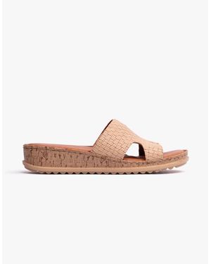 Hush Puppies Eloise Sandals Taupe - Pink
