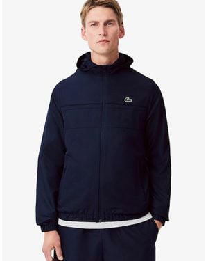 Lacoste Water-Repellent Sport Track Jacket - Blue