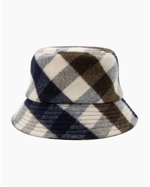 Aquascutum Water Repellent Club Check Bucket Hat 30 - Multicolour
