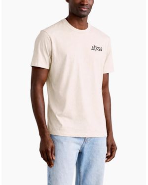 Armani Exchange T-Shirts Milano Embroidery Tee - Blue