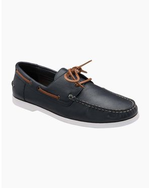 Frank Wright Reaney Boat Shoes - Black
