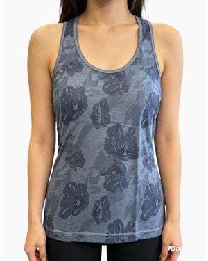 DIESEL Tops Rose Vest Tank - Blue