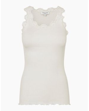 Rosemunde Silk And Lace Camisole - White