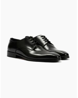 Ben Sherman Kenton Leather Lace-Up Shoes - Black
