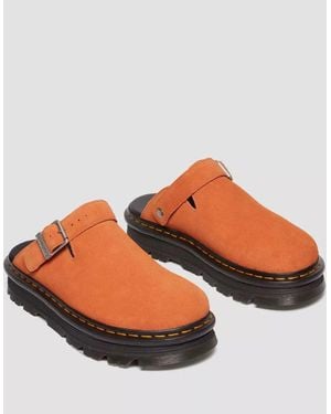Dr. Martens Dr. Martens Zebzag Eh Suede Zest Mule - Orange