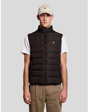 Lyle & Scott Quilted Gilet - Black