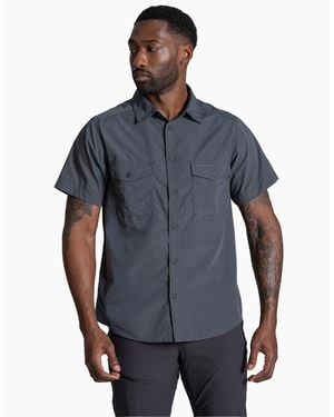 Craghoppers Kiwi Ii Short-Sleeved Shirt - Blue