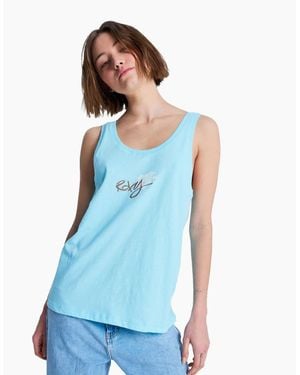 Roxy Dream Oasis Short Sleeve T-Shirt - Blue