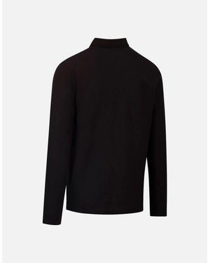Trespass Leblanc Long-Sleeved Polo Shirt - Black