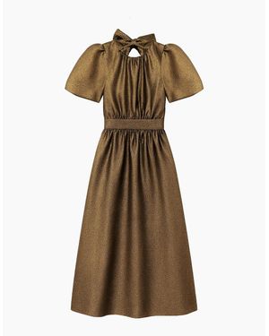 Ro&zo Seraphina Puff Sleeve Dress - Natural