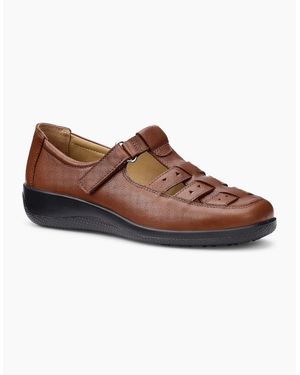 Hotter Teagan Shoes - Brown