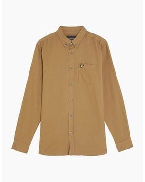 Lyle & Scott Flannel Shirt - Natural