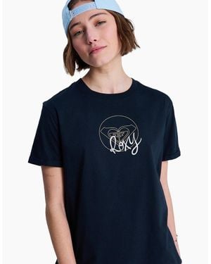 Roxy Vl Oceanregular Corpo Short Sleeve T-Shirt - Blue