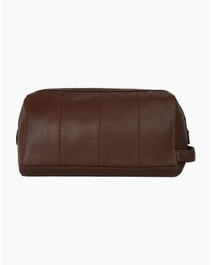 Lakeland Leather Explorer Wash Bag - Brown