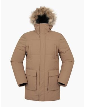 Mountain Warehouse Fern Water Resistant Padded Parka - Natural