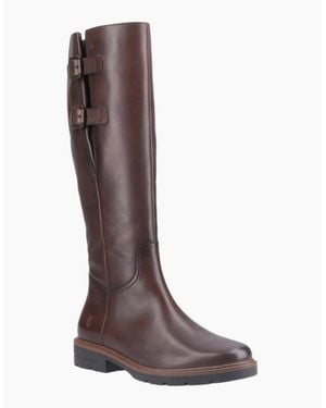 Hush Puppies Tallulah Knee High Boots - Brown