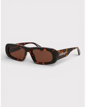 Off-White c/o Virgil Abloh Austin Sunglasses Havana - Brown
