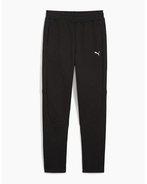 PUMA Evostripe Closed Hem Fleece Jogging Bottoms - Black