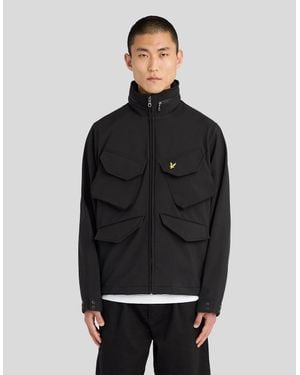 Lyle & Scott Softshell Field Jacket - Black