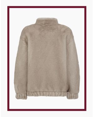 Nooki Design Aubrey Faux Fur Jacket - Grey