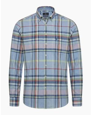 Fynch-Hatton Fynch-Hatton Long Sleeved Shirt - Blue