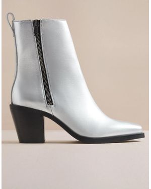 Hudson Jeans Rey Metallic Zip Boot