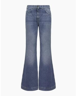 Moncler Flared Denim Jeans - Blue