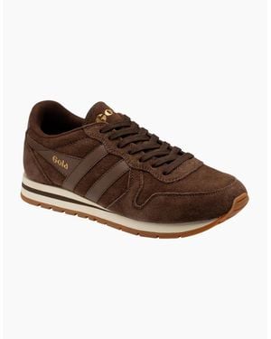 Gola Daytona Suede Trainers - Brown