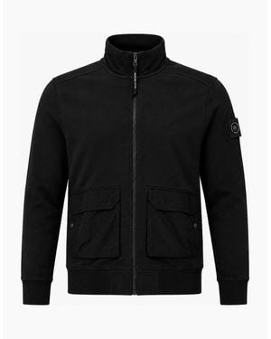Marshall Artist Streatham Full Zip Sweatshirt - Black