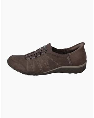 Skechers Breathe Easy Home Body 100615 Shoes Dktp - Brown
