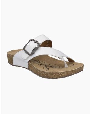 Josef Seibel Tonga 77 Toe Post Sandals - White