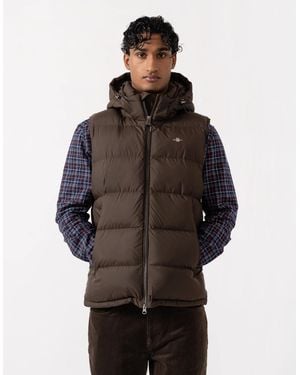 GANT Active Cloud Vest - Brown