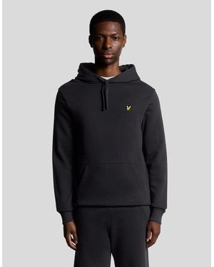 Lyle & Scott Loopback Cotton Hoodie - Black