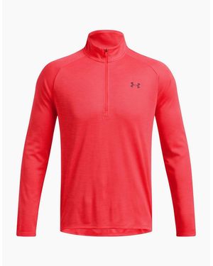 Under Armour Tech ½ Zip Long Sleeve - Red
