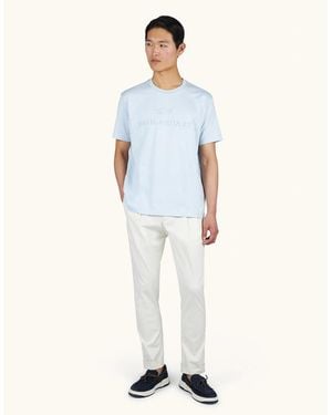 Paul & Shark Lightweight Cotton Jersey Printed T-Shirt - White