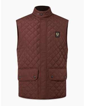 Belstaff Icon Gilet Oxblood - Brown