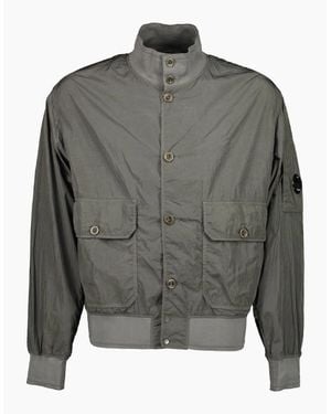 C.P. Company Chrome-R Lens Bomber Jacket - Grey