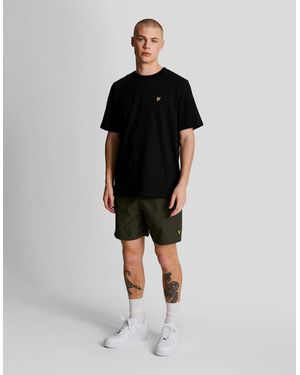 Lyle & Scott Plain Swim Shorts - Black